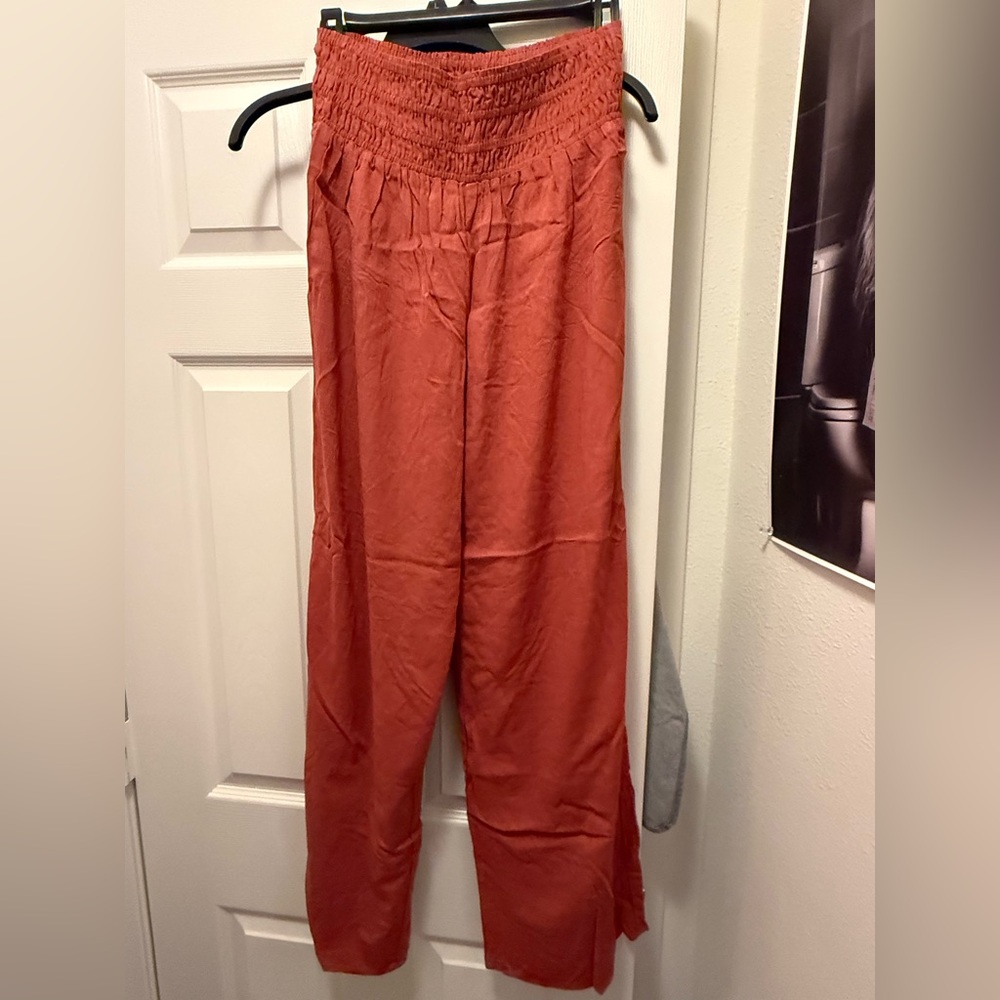 Forever 21 Rust Wide Leg Pants
